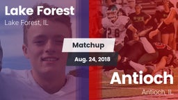 Matchup: Lake Forest High vs. Antioch  2018