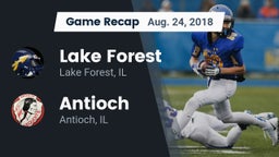 Recap: Lake Forest  vs. Antioch  2018