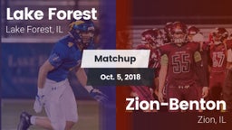 Matchup: Lake Forest High vs. Zion-Benton  2018