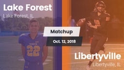 Matchup: Lake Forest High vs. Libertyville  2018