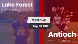 Matchup: Lake Forest High vs. Antioch  2019