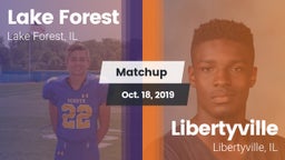 Matchup: Lake Forest High vs. Libertyville  2019