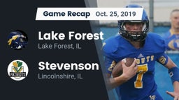 Recap: Lake Forest  vs. Stevenson  2019