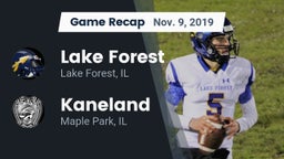 Recap: Lake Forest  vs. Kaneland  2019