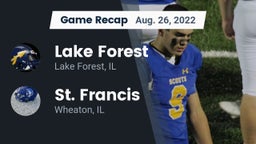 Recap: Lake Forest  vs. St. Francis  2022