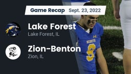 Recap: Lake Forest  vs. Zion-Benton  2022