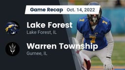Recap: Lake Forest  vs. Warren Township  2022