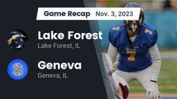 Recap: Lake Forest  vs. Geneva  2023