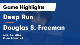 Deep Run  vs Douglas S. Freeman  Game Highlights - Jan. 13, 2023