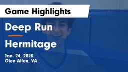 Deep Run  vs Hermitage  Game Highlights - Jan. 24, 2023