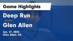 Deep Run  vs Glen Allen  Game Highlights - Jan. 27, 2023