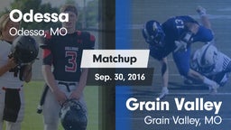 Matchup: Odessa vs. Grain Valley  2016
