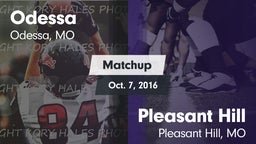 Matchup: Odessa vs. Pleasant Hill  2016