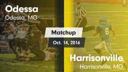 Matchup: Odessa vs. Harrisonville  2016