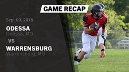 Recap: Odessa  vs. Warrensburg  2016