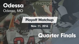 Matchup: Odessa vs. Quarter Finals 2016