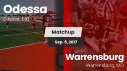 Matchup: Odessa vs. Warrensburg  2017