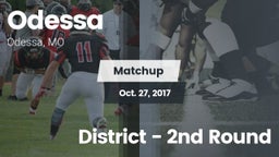 Matchup: Odessa vs. District - 2nd Round 2017