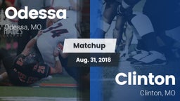 Matchup: Odessa vs. Clinton  2018