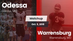 Matchup: Odessa vs. Warrensburg  2018