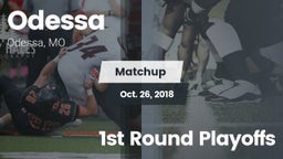 Matchup: Odessa vs. 1st Round Playoffs 2018