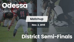 Matchup: Odessa vs. District Semi-Finals 2018