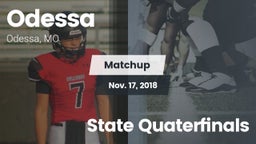 Matchup: Odessa vs. State Quaterfinals 2018