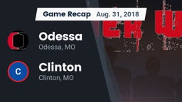 Recap: Odessa  vs. Clinton  2018