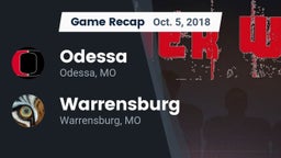 Recap: Odessa  vs. Warrensburg  2018