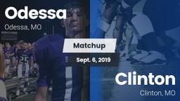 Matchup: Odessa vs. Clinton  2019