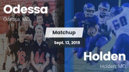 Matchup: Odessa vs. Holden  2019