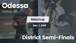 Matchup: Odessa vs. District Semi-Finals 2018