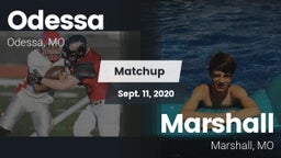 Matchup: Odessa vs. Marshall  2020