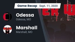 Recap: Odessa  vs. Marshall  2020