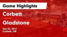 Corbett  vs Gladstone  Game Highlights - Jan 23, 2017