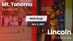 Matchup: Mt. Tahoma High vs. Lincoln  2017