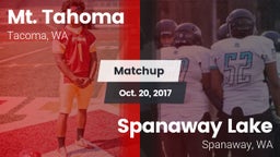 Matchup: Mt. Tahoma High vs. Spanaway Lake  2017