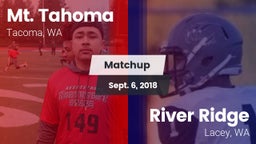 Matchup: Mt. Tahoma High vs. River Ridge  2018