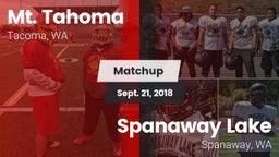 Matchup: Mt. Tahoma High vs. Spanaway Lake  2018