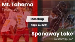 Matchup: Mt. Tahoma High vs. Spanaway Lake  2019