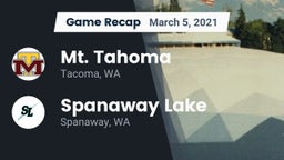 Recap: Mt. Tahoma  vs. Spanaway Lake  2021