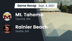 Recap: Mt. Tahoma  vs. Rainier Beach  2021
