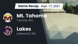 Recap: Mt. Tahoma  vs. Lakes  2021