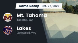 Recap: Mt. Tahoma  vs. Lakes  2022