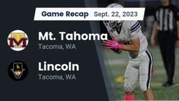 Recap: Mt. Tahoma  vs. Lincoln  2023