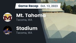 Recap: Mt. Tahoma  vs. Stadium  2023