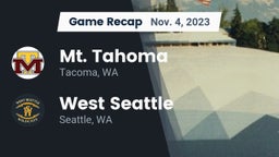 Recap: Mt. Tahoma  vs. West Seattle  2023