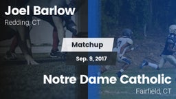 Matchup: Joel Barlow  vs. Notre Dame Catholic  2017