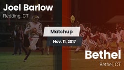Matchup: Joel Barlow  vs. Bethel  2017