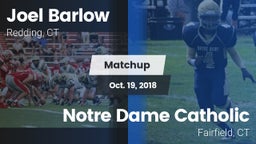 Matchup: Joel Barlow  vs. Notre Dame Catholic  2018